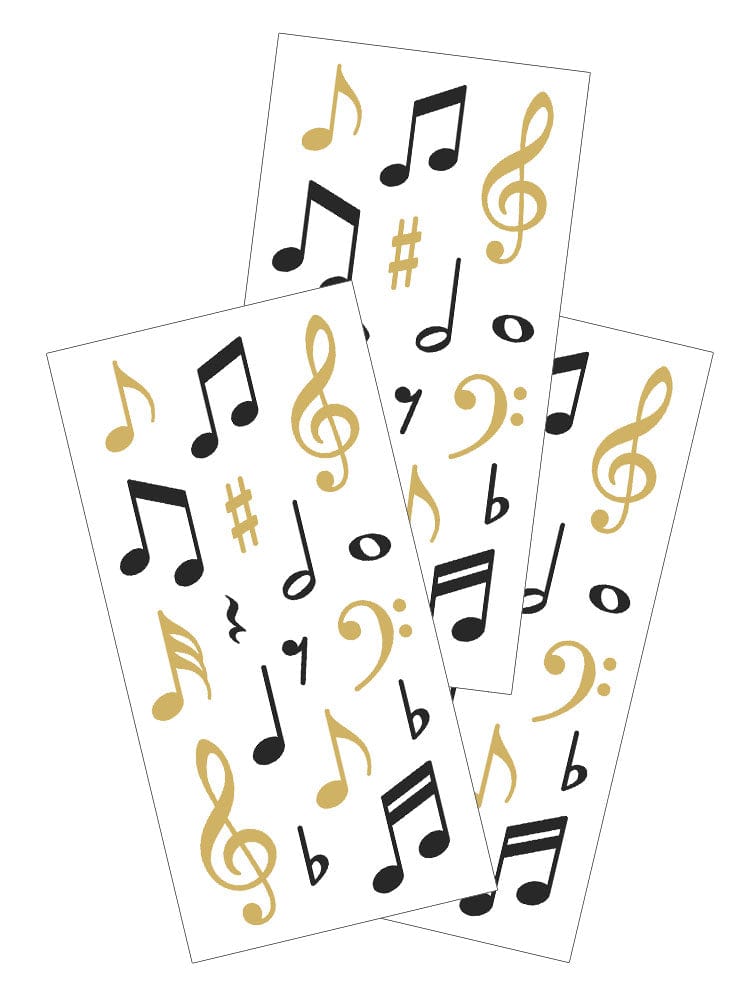 Decorative Stickers - Music Notes、mySite、ghnorth