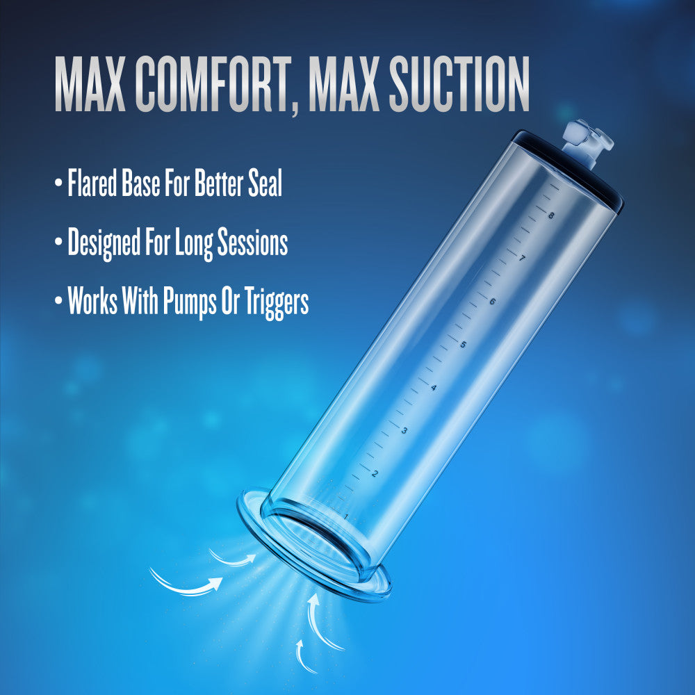 Performance By Blush® | - 9 Inch x 2 Inch Penis Pump Cylinder - Clear、mySite、bottomscart
