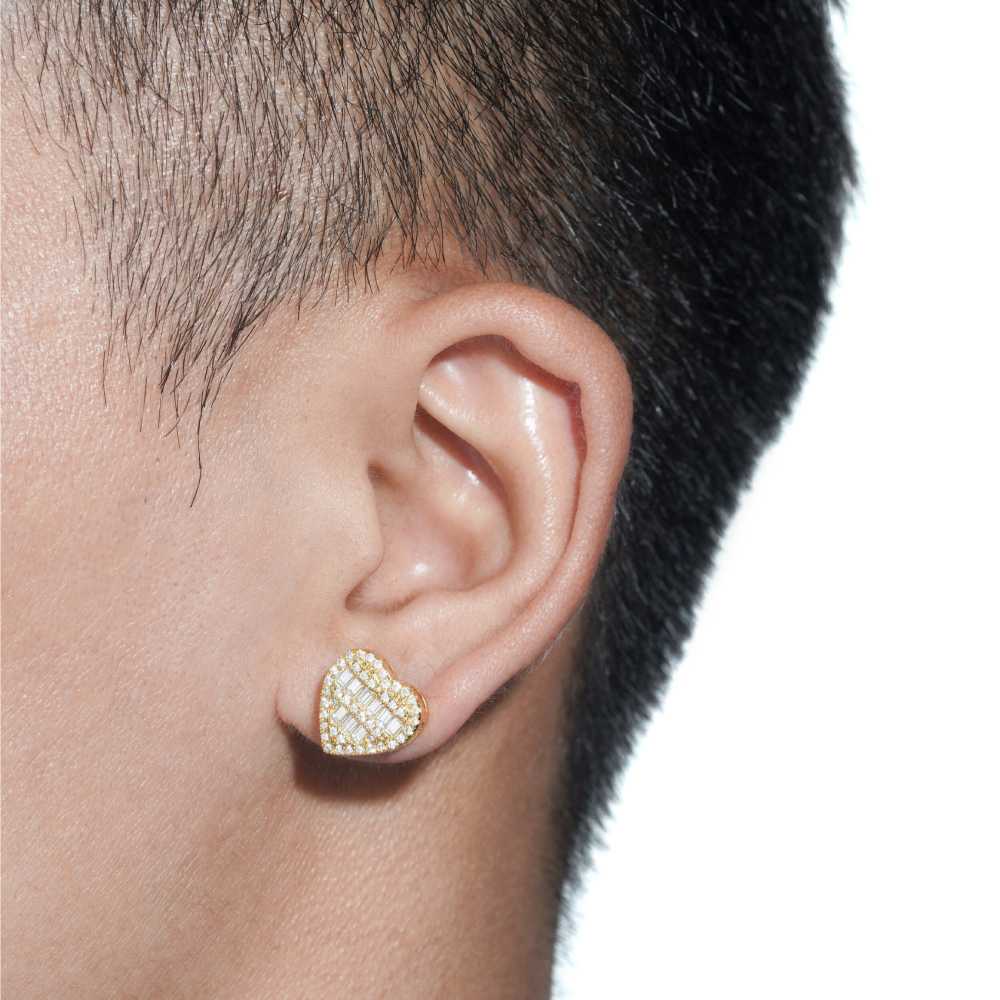 Giant Heart Moissanite Earrings 14K Gold、mySite、hinf8tx79