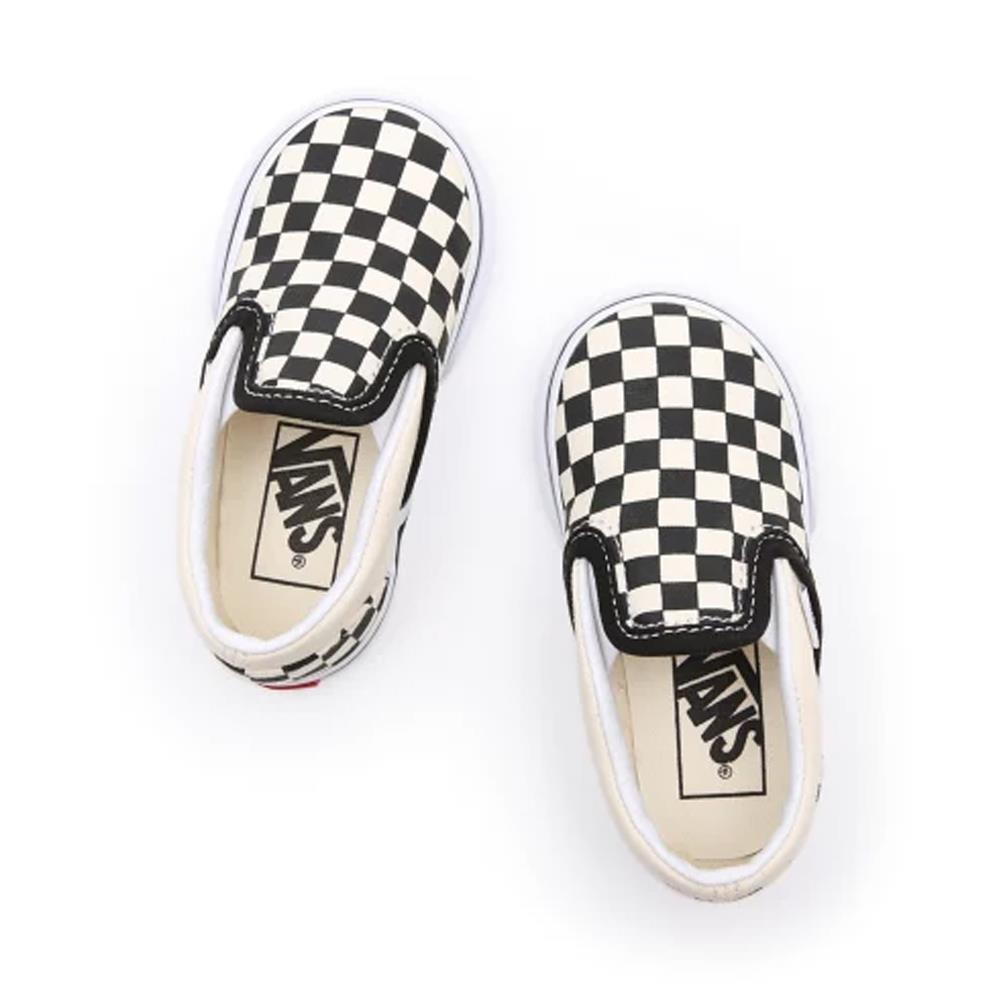  Vans Toddler Slip-On Shoes (1-4 Years) - Checkerboard Black/White、mySite、merchandisen