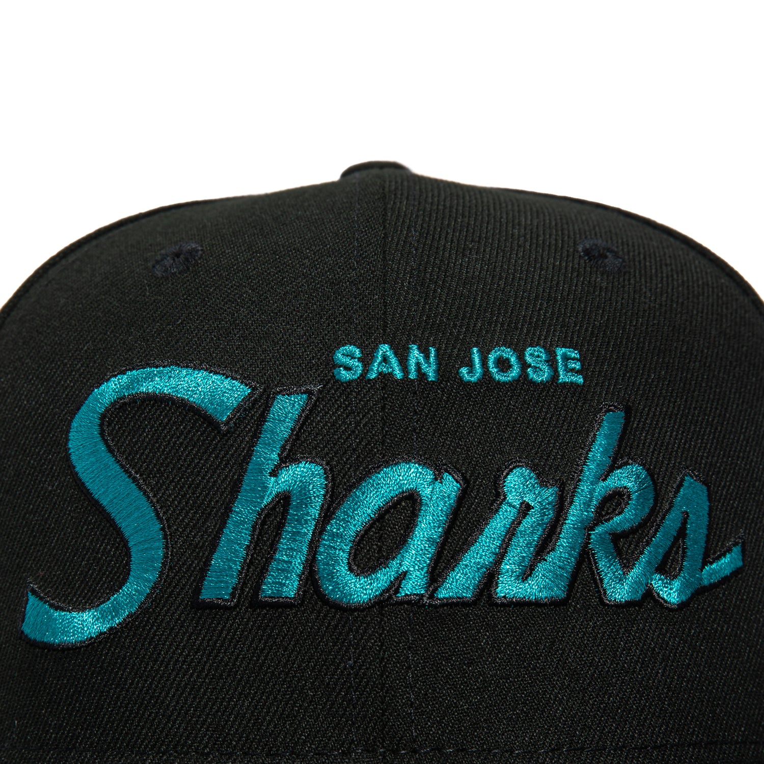 New Era 59Fifty San Jose Sharks Script Hat - Black, Teal、mySite、vikingsvslions