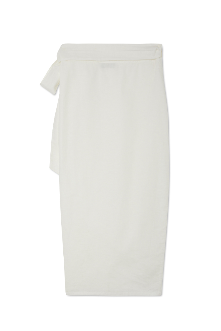 White Linen Jaspre Skirt、mySite、solidvoid