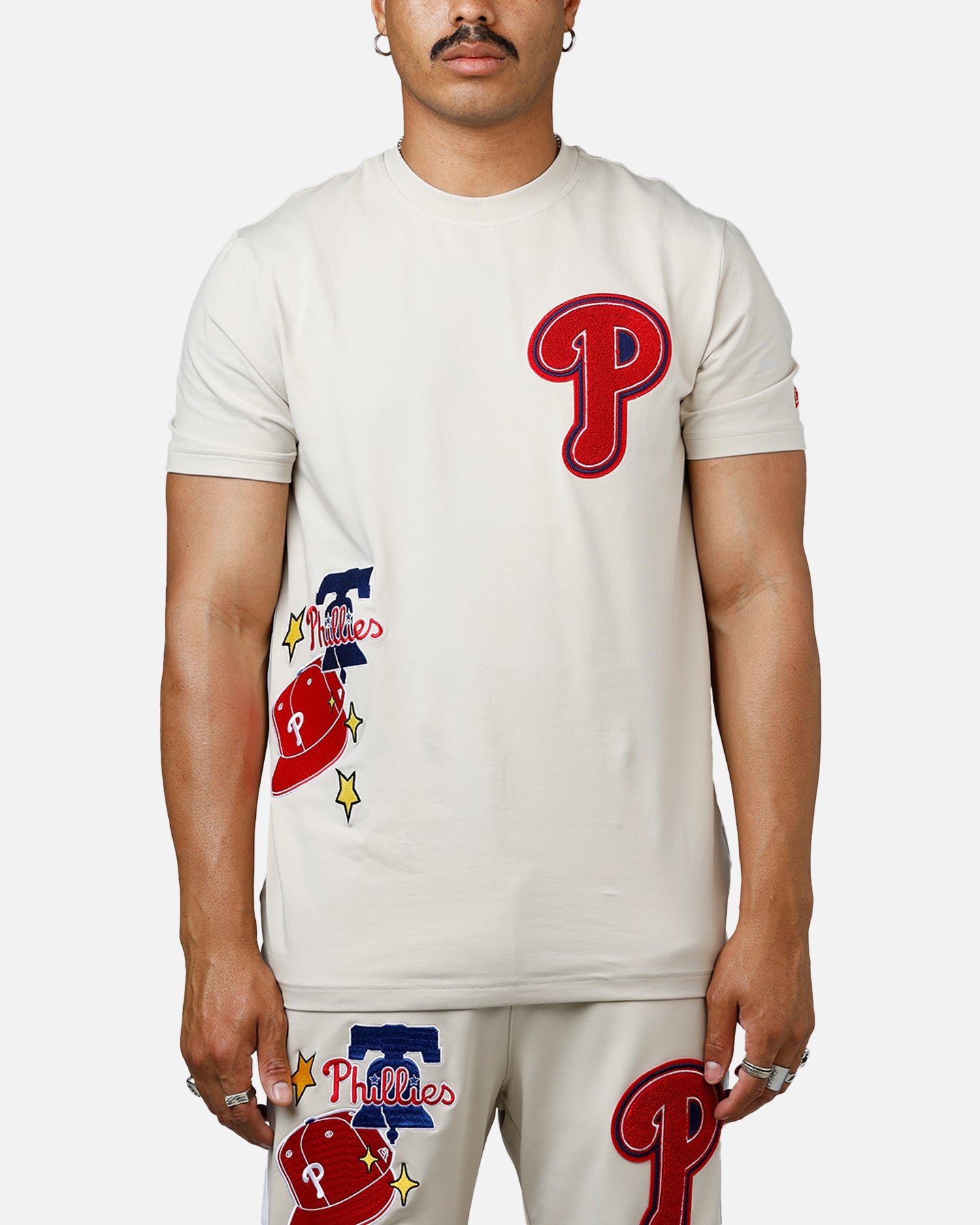 New Era Philadelphia Phillies 'Logo Select' Summer T-Shirt Stone、mySite、zt4zffjzw