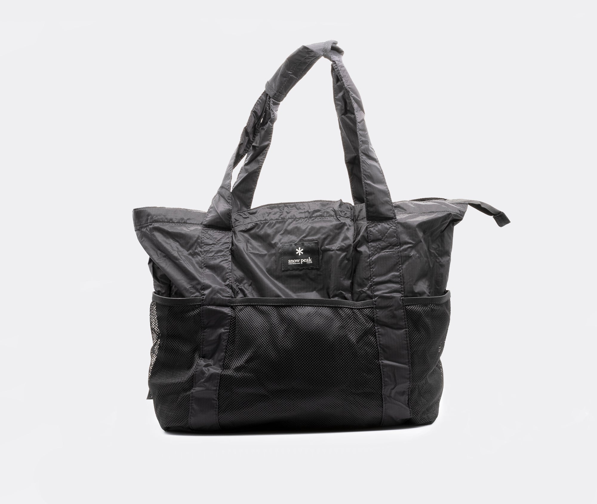 Packable Tote Bag Type 02 - Black、mySite、topwebapps