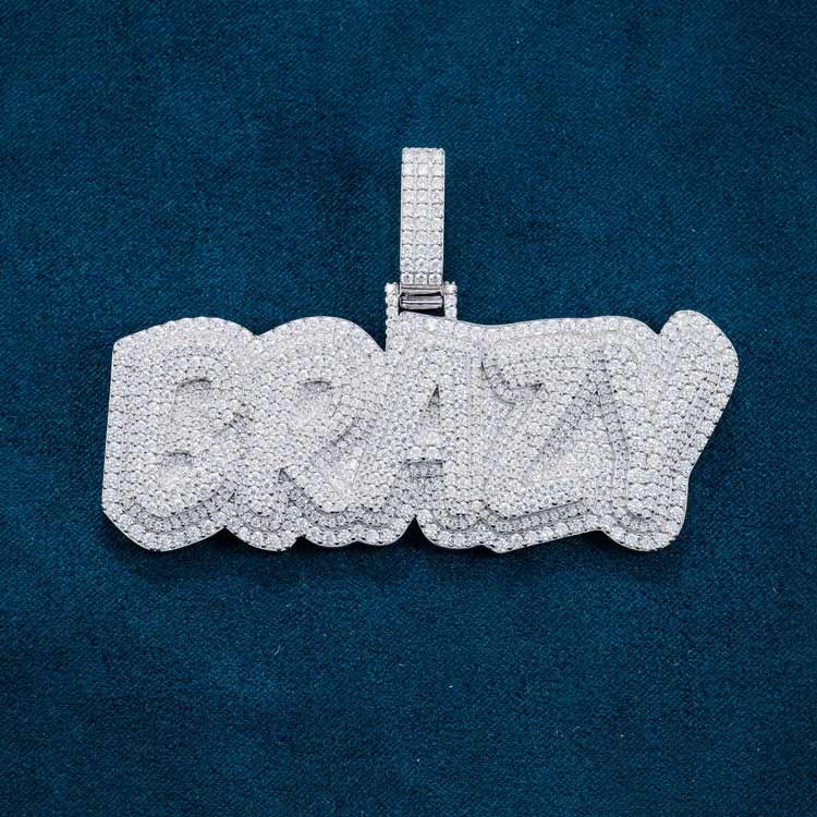 BRAZY Custom Moissanite Pendant 14K Gold、mySite、hinf8tx79