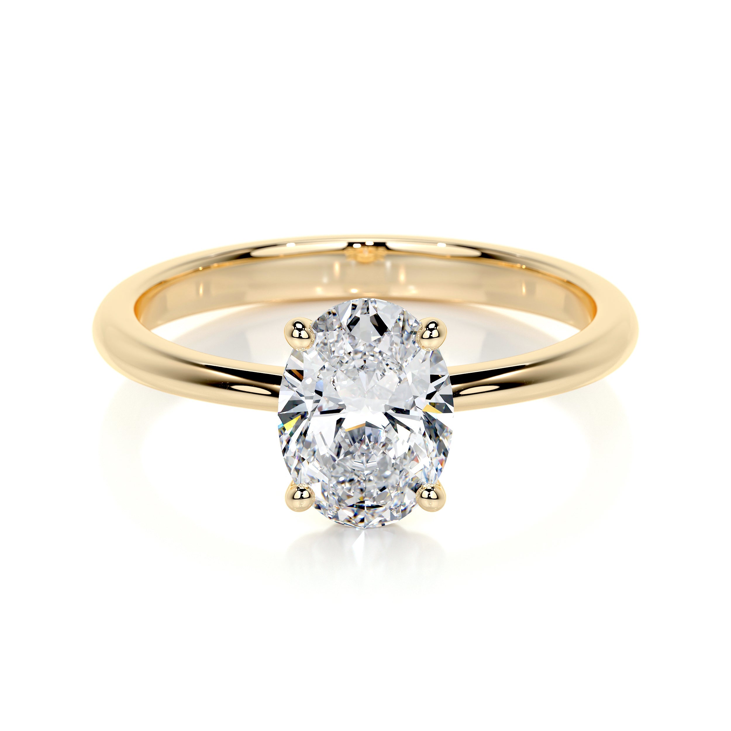 Julia Lab Grown Diamond Ring -18K Yellow Gold、mySite、hinf8tx79