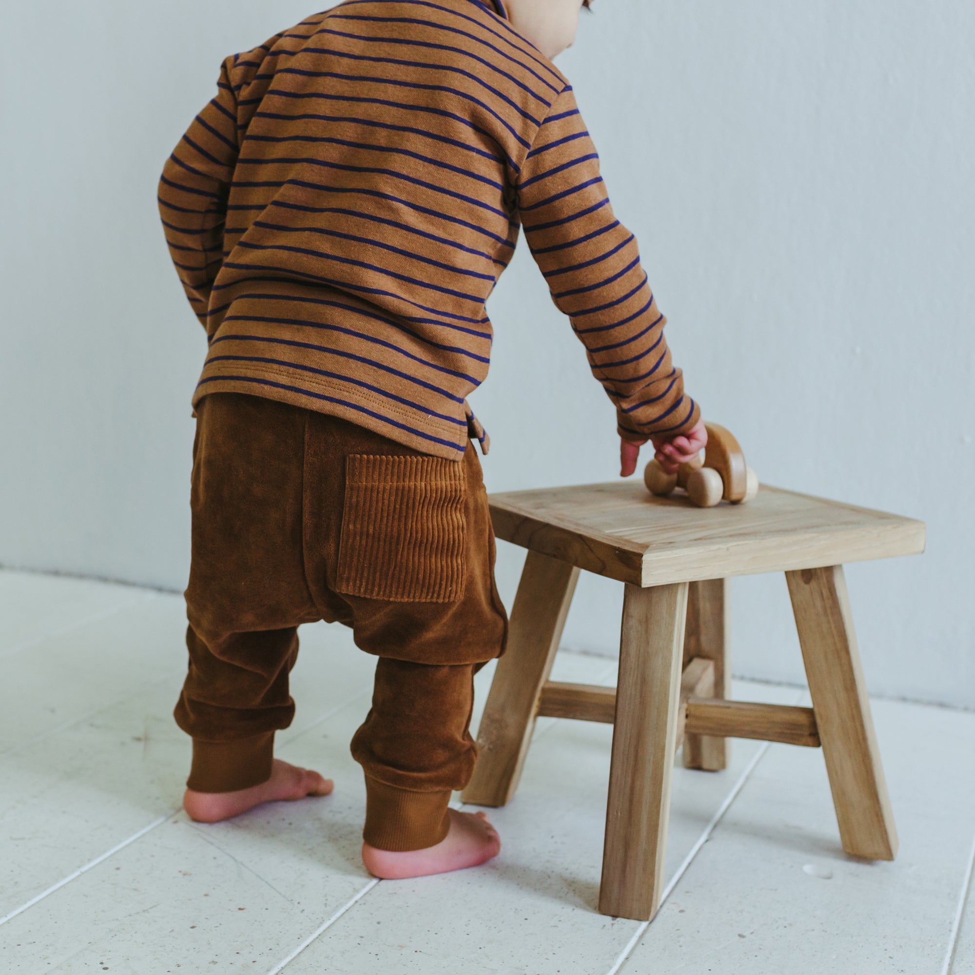 Organic Velour Joggers - Toffee、mySite、g9winljtr