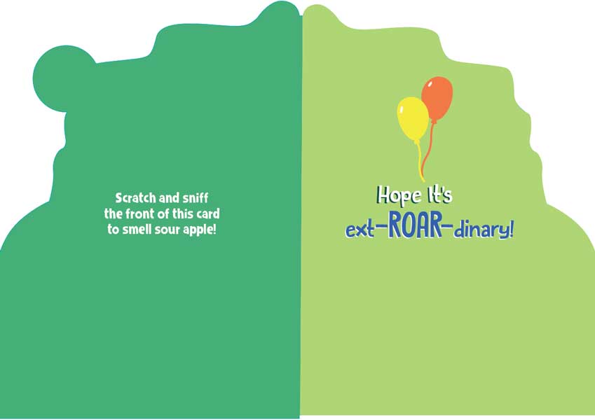  Note Card - Dinosaur Scratch and Sniff、mySite、ghnorth