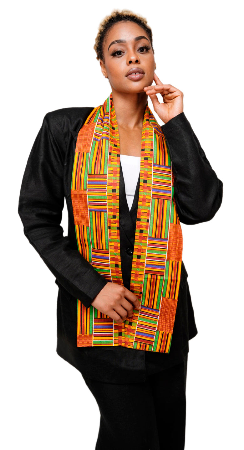 Sikadwa Kente African Print Sash-DP0795S、mySite、solidvoid