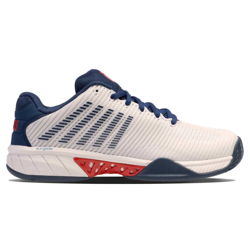 K-Swiss Hypercourt Express 2 Men's Tennis Shoe (White/Blue)、mySite、neckold