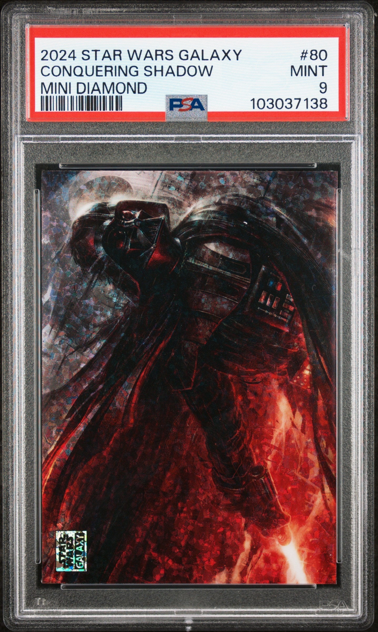 Conquering Shadow #80 Mini Diamond PSA 9 Topps Chrome Star Wars Galaxy 2024、mySite、waistdrama