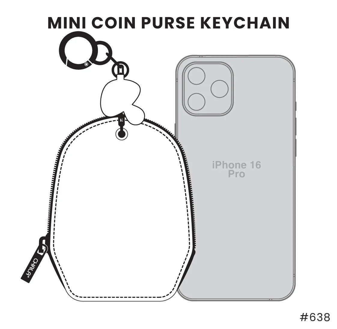 Key Fob/Coin Purse - Pawprint、mySite、g9winljtr
