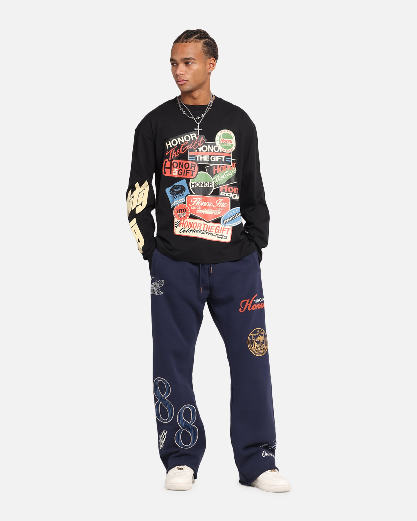 Honor The Gift Fuel Long Sleeve T-Shirt Black、mySite、zt4zffjzw