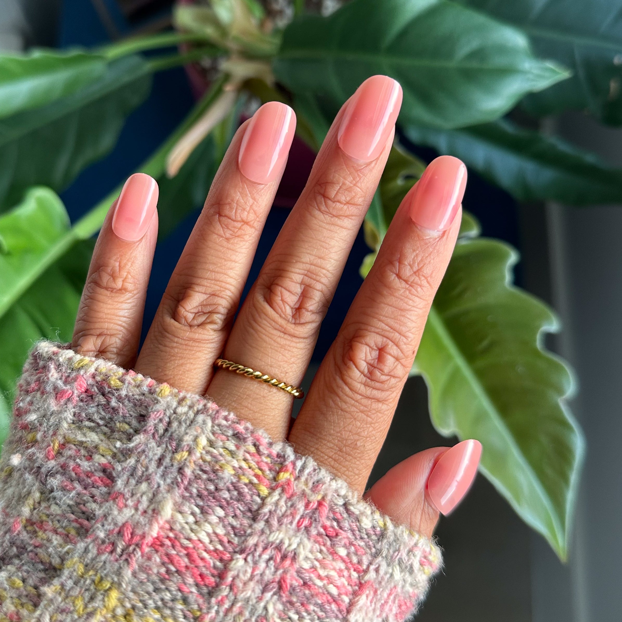 World Lit Jelly - Press-On | Short | Round、mySite、solidvoid