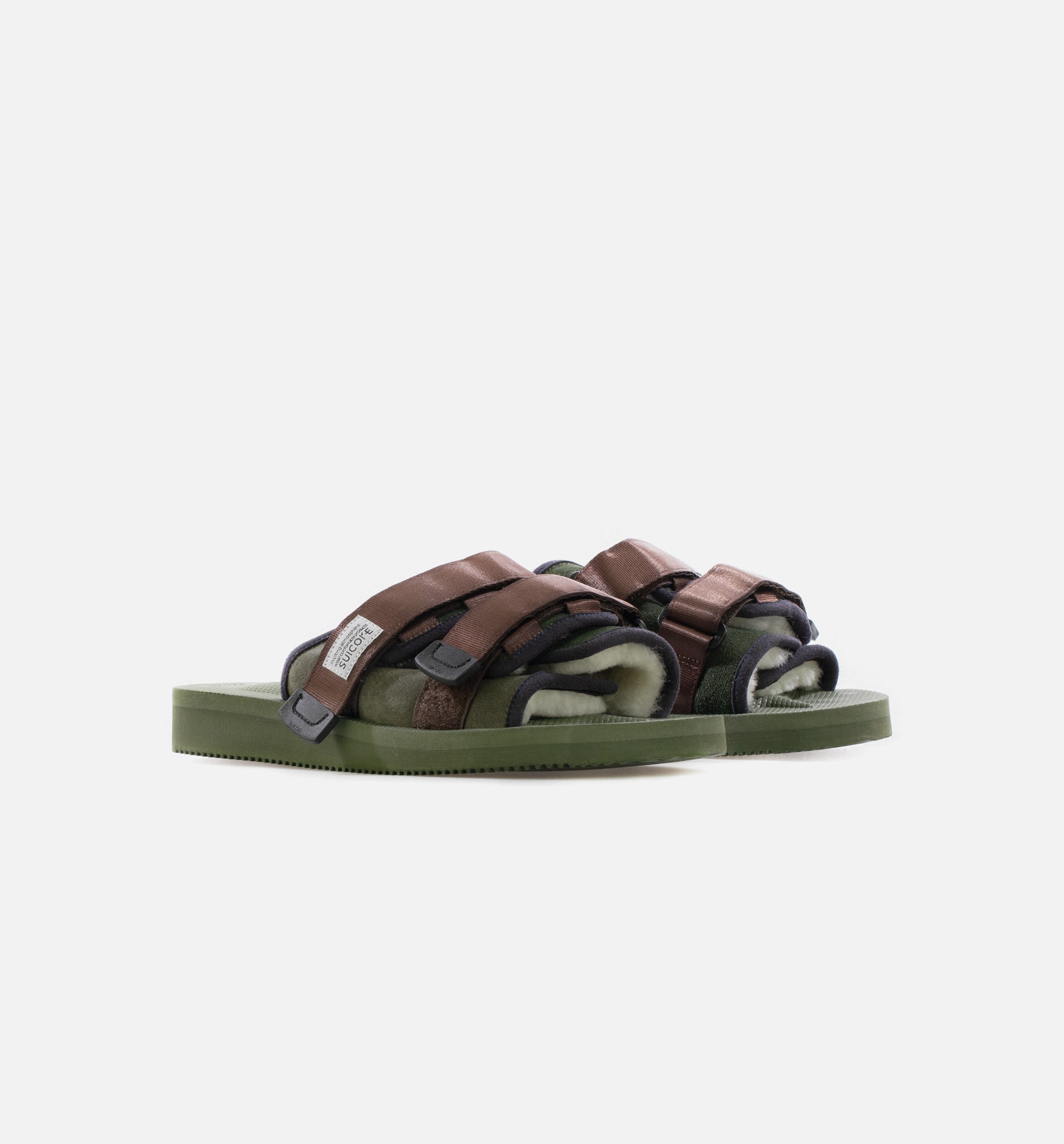 Moto Mab Slides Mens Sandals - Olive/Sage、mySite、dreamappss
