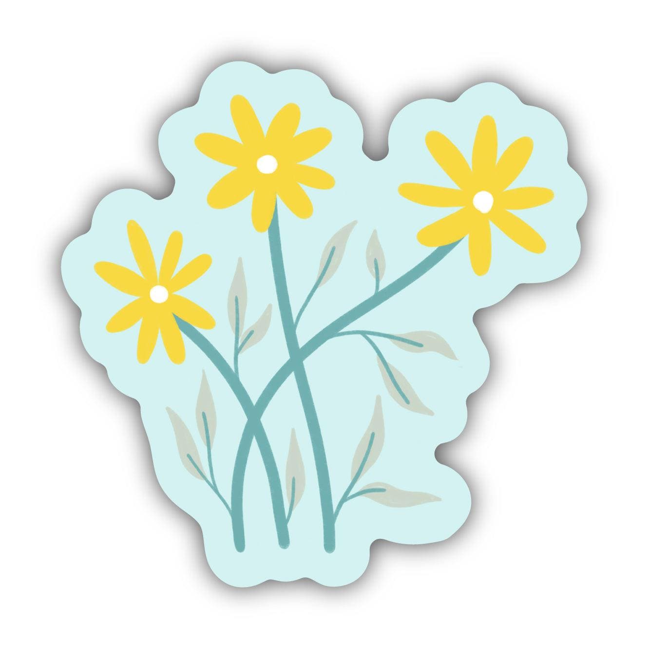  Daisy Sticker - Blue、mySite、elrpsem3k