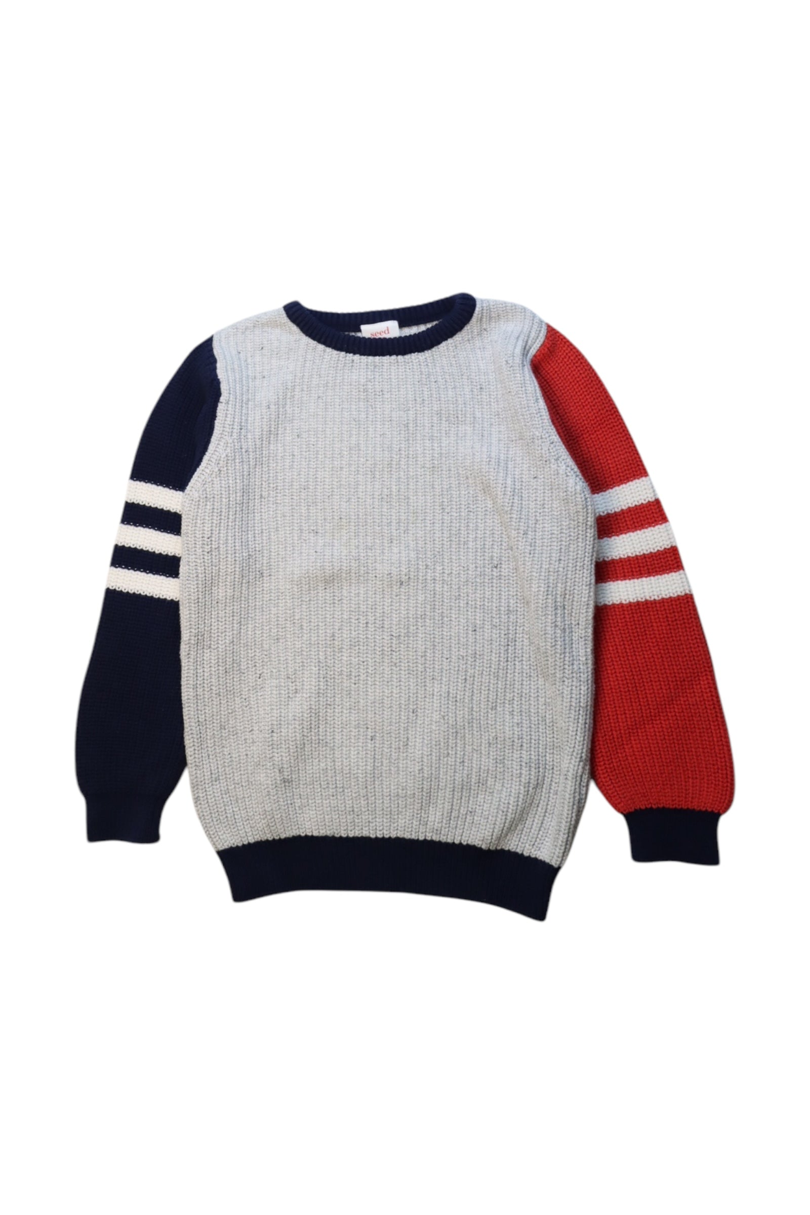 Seed Multicolored Knit Sweater 7Y、mySite、g9winljtr