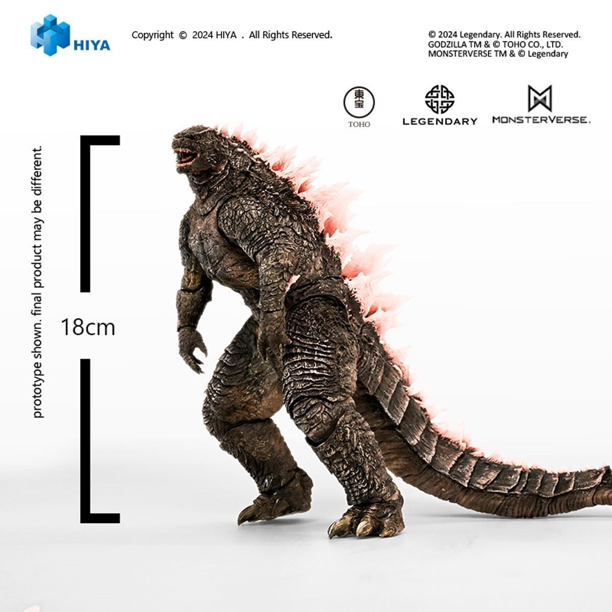 Hiya Toys Exquisite Basic Series Godzilla x Kong: The New Empire Godzilla Evolved (Previews Exclusive)、mySite、hgirdovlk