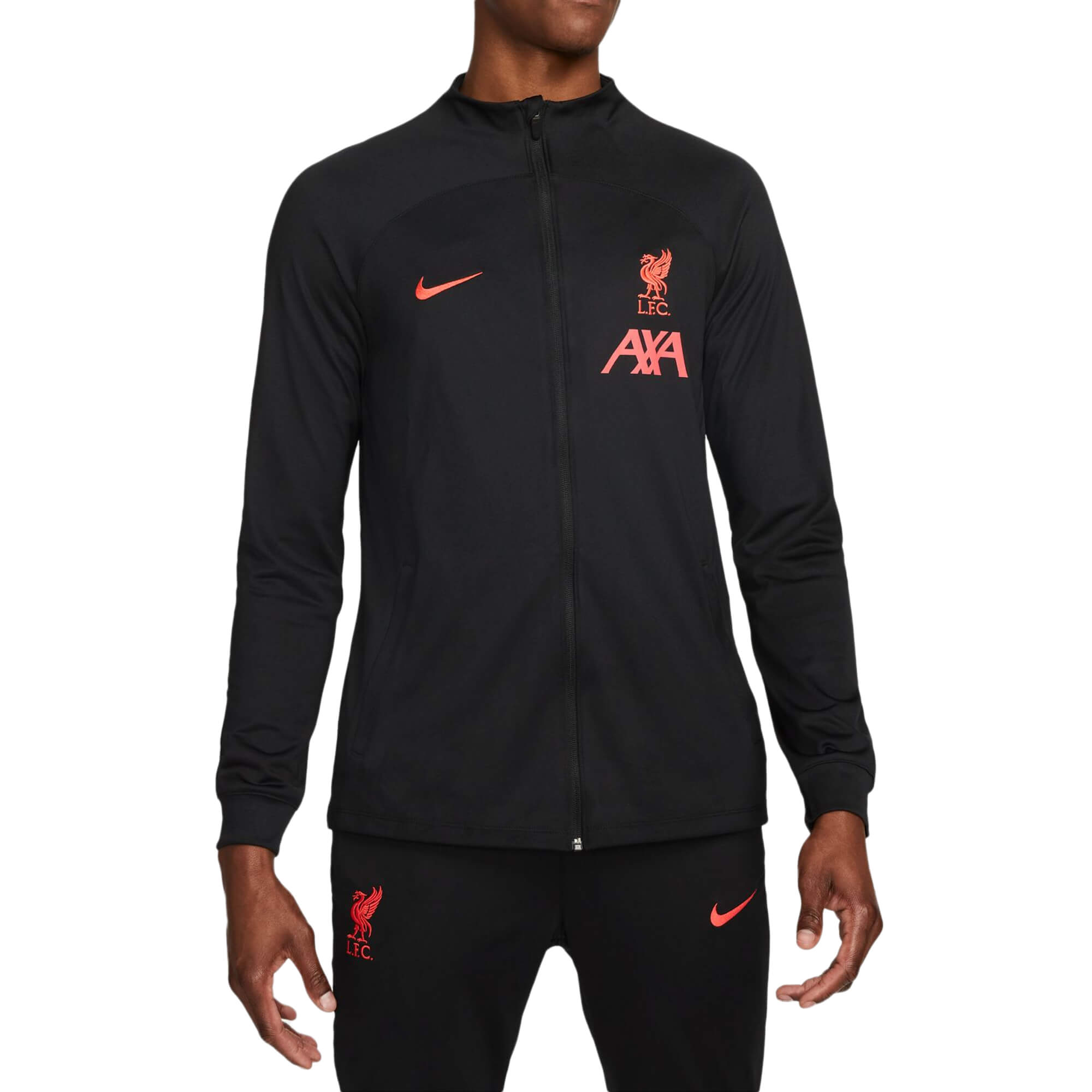 Nike Men's Liverpool 2022 Strike Track Jacket Black/Siren Red、mySite、bottomscart