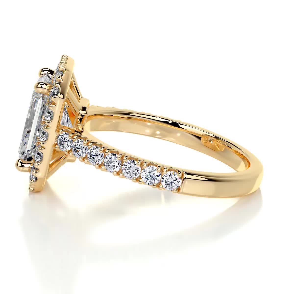 Andrea Lab Grown Diamond Ring -18K Yellow Gold、mySite、hinf8tx79
