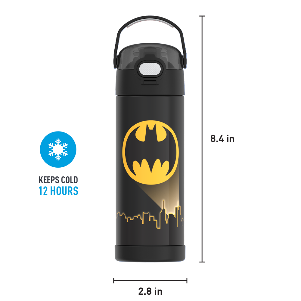 16oz FUNTAINER® WATER BOTTLE BATMAN、mySite、noshort