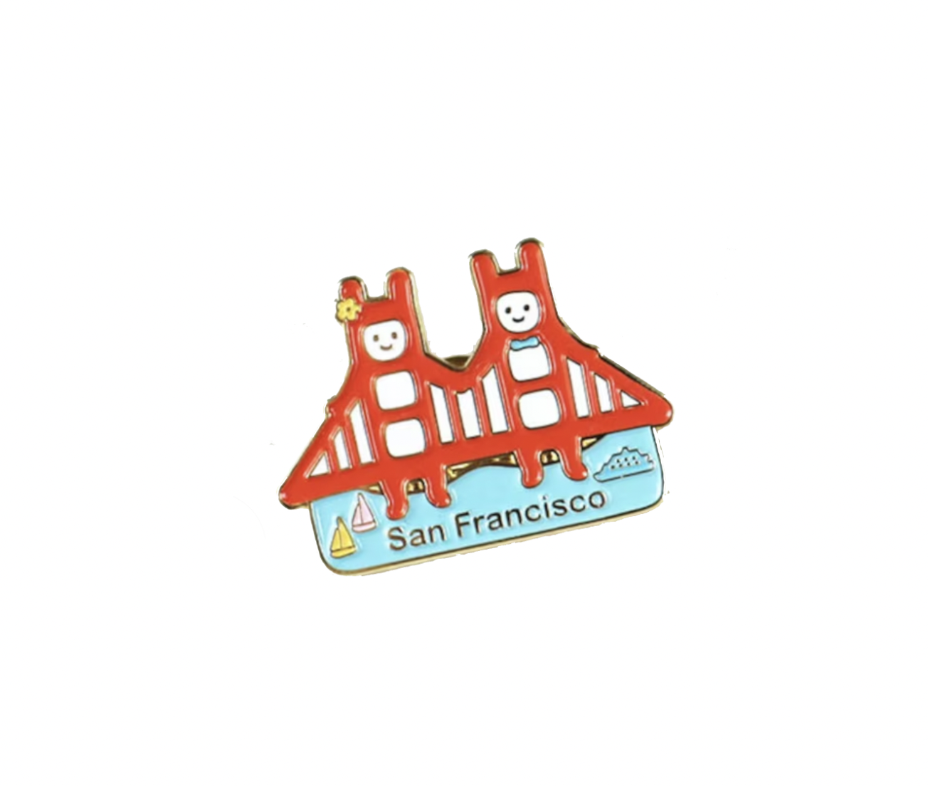Tomoko M- San Francisco Enamel Pins: 1. Golden Gate Twins、mySite、garagedoors4me