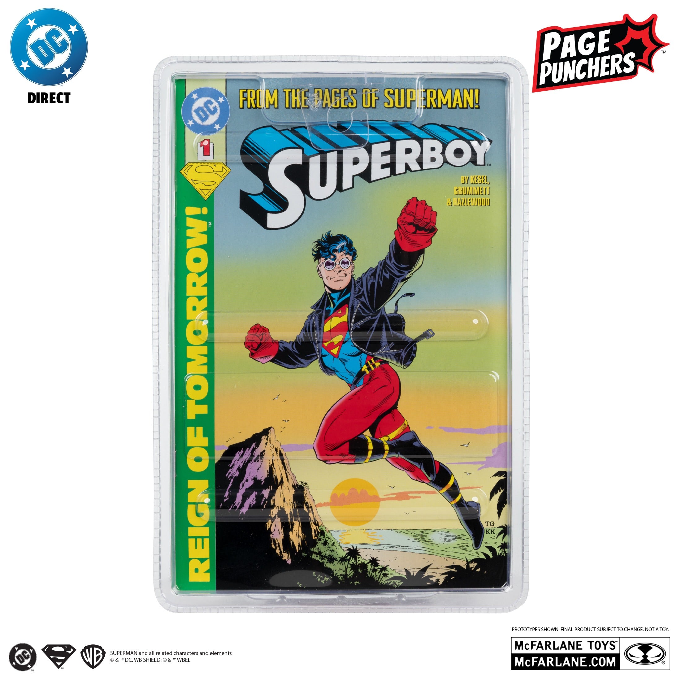 DC Direct Page Punchers Wonder Woman & Superboy SET OF 2、mySite、hgirdovlk