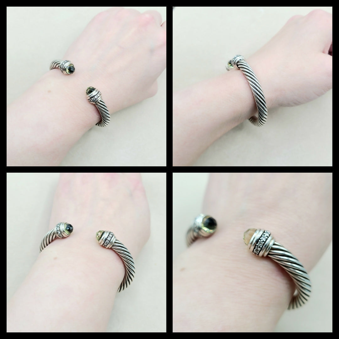 David Yurman Cable Classics Bracelet 7mm Lemon Citrine & Diamonds、mySite、hinf8tx79