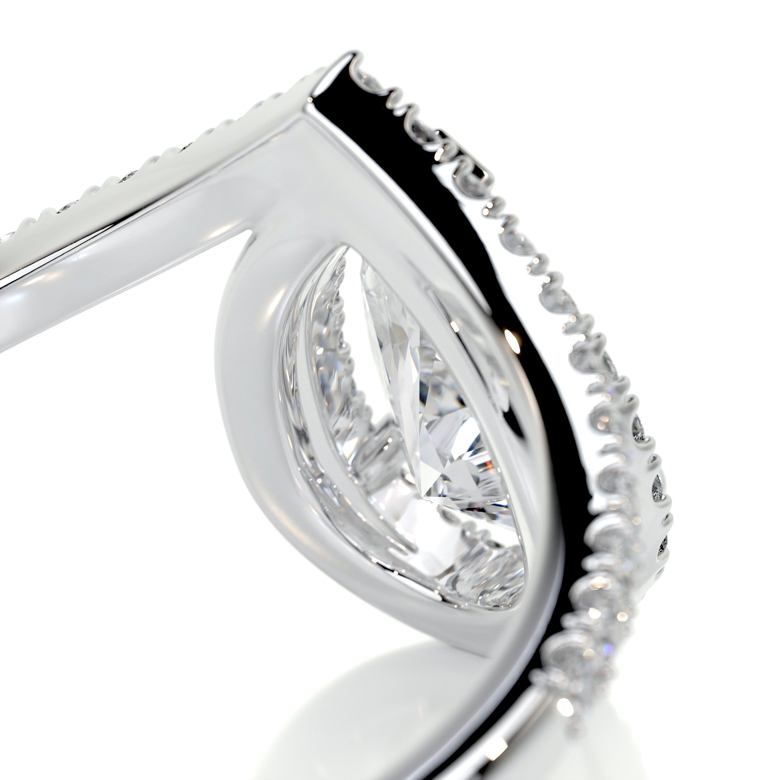 Miranda Diamond Engagement Ring -14K White Gold (RTS)、mySite、hinf8tx79