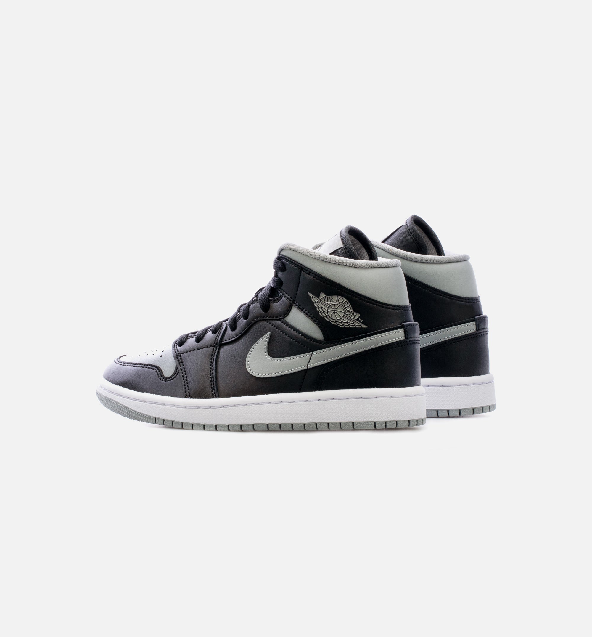 Air Jordan 1 Mid Black Grey Womens Lifestyle Shoe - Black/Grey、mySite、dreamappss