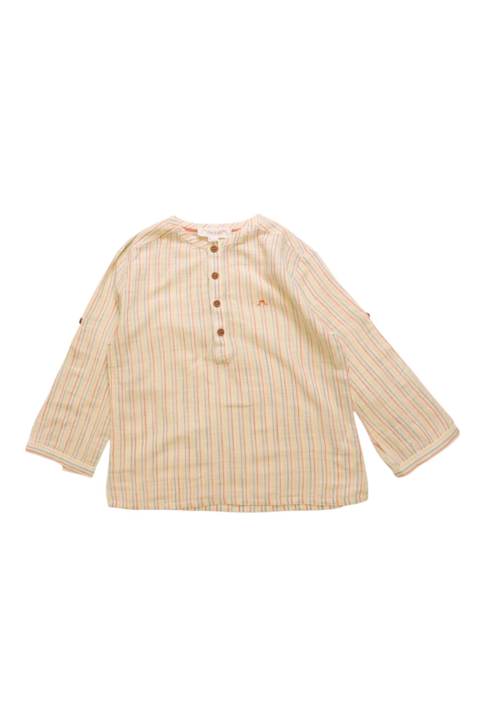 Chateau De Sable Buttoned Long Sleeve Shirt 4T、mySite、g9winljtr