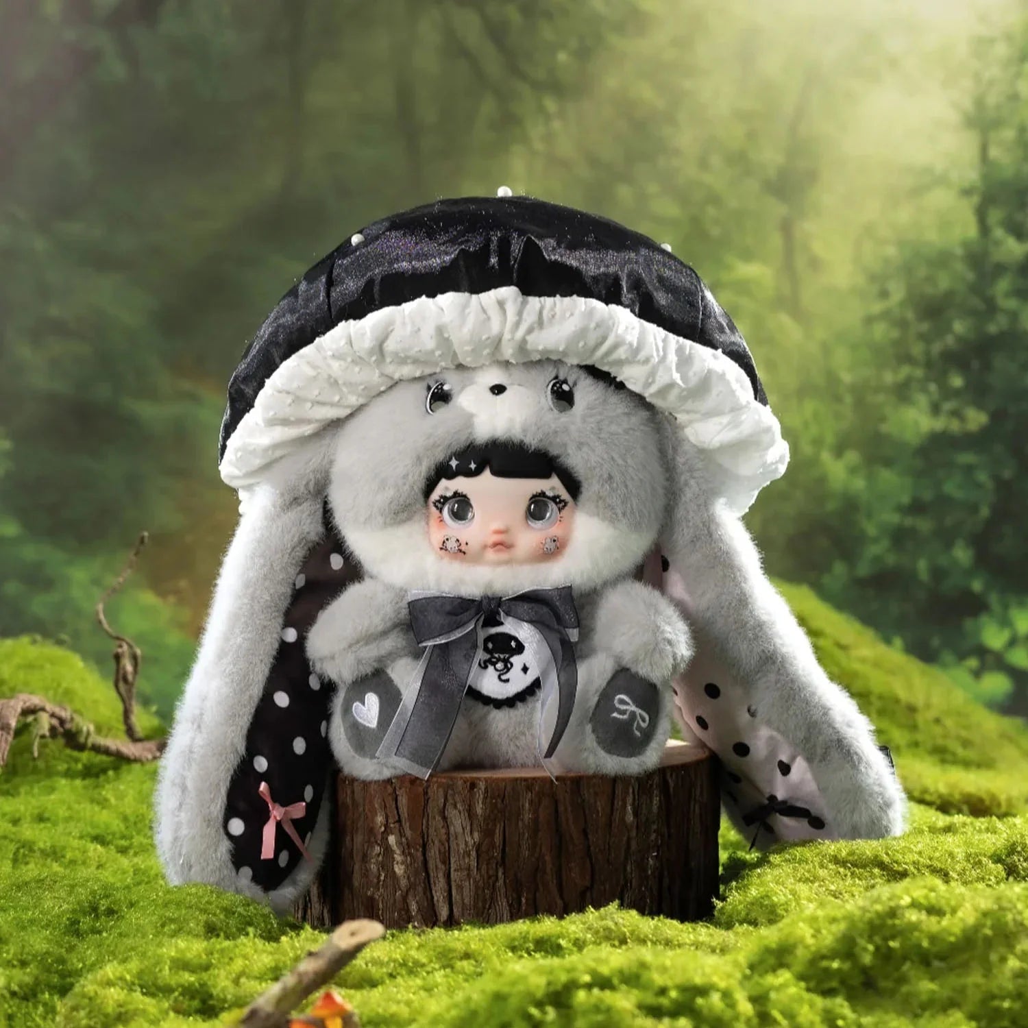  【Limited】Nommi Mushroom Hat 400% Series Plush Blind Box、mySite、greenlandpopulation