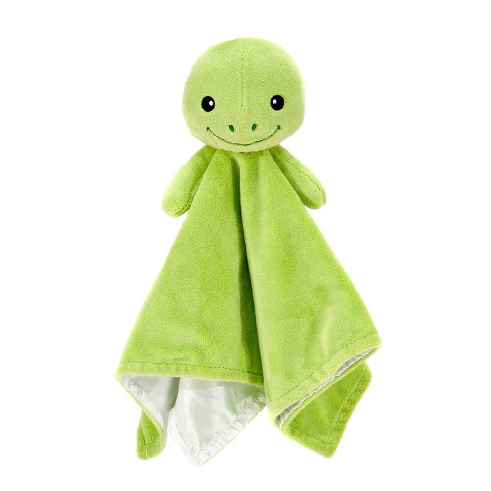 3.25IN X 13.5IN X 13.5IN TURTLE BLANKIE WITH RATTLE、mySite、g9winljtr