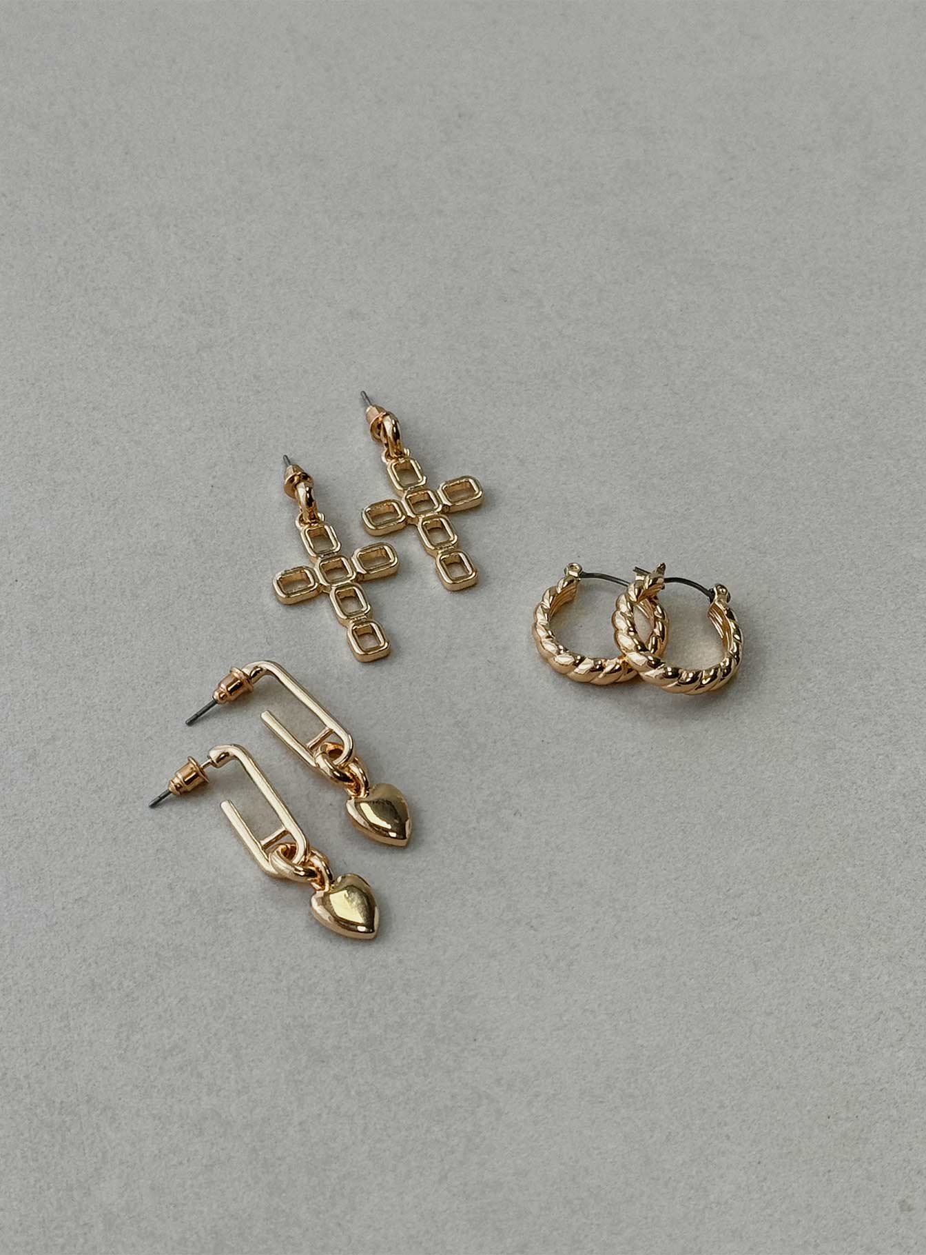 Thaddeus Earring Pack Gold、mySite、solidvoid