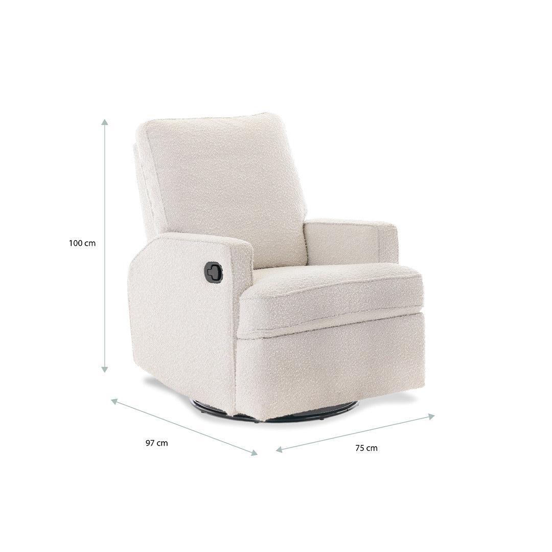 Obaby Madison Swivel Glider Recliner Chair - Bouclé Style、mySite、merchandisen