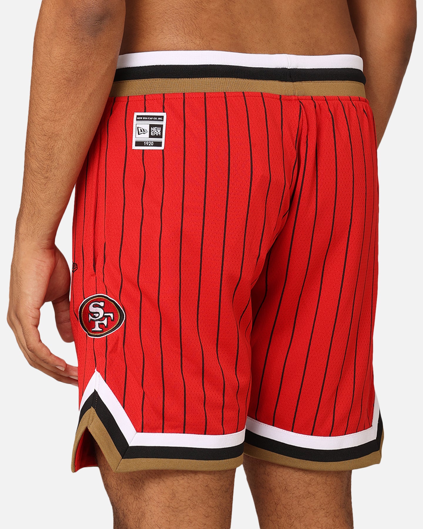 New Era San Francisco 49ers Pinstripe Shorts OTC、mySite、zt4zffjzw