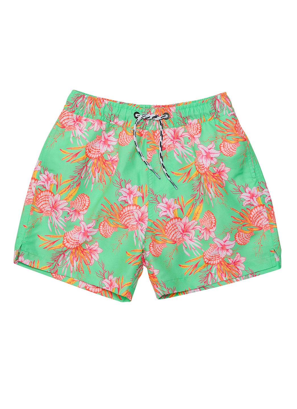 Snapper Rock Boys' Coastal Shells Swim Trunk (Toddler, Little Kid, Big Kid)、mySite、noshort