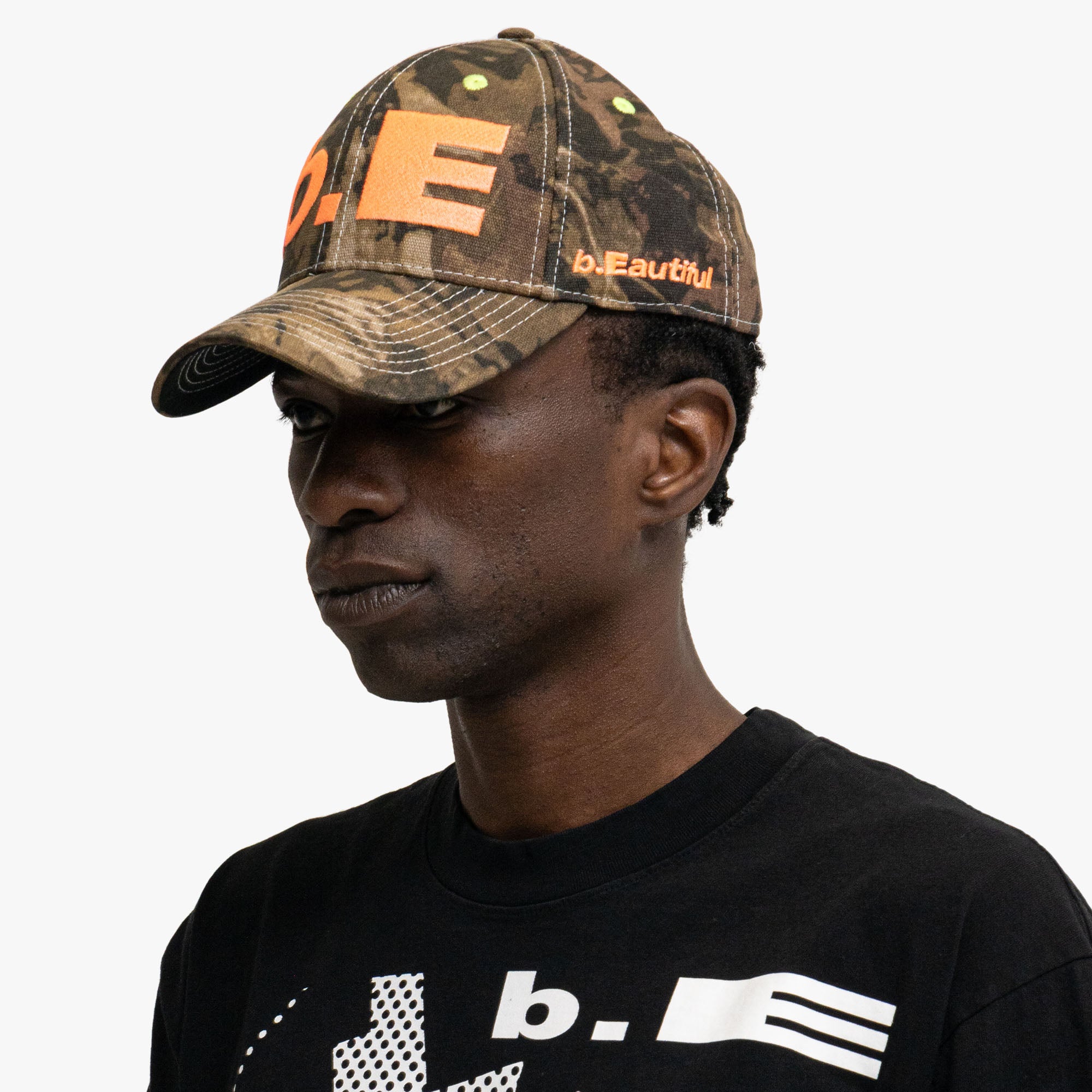  b.Eautiful b.E Hat Tree Camo / Orange、mySite、merchandisen
