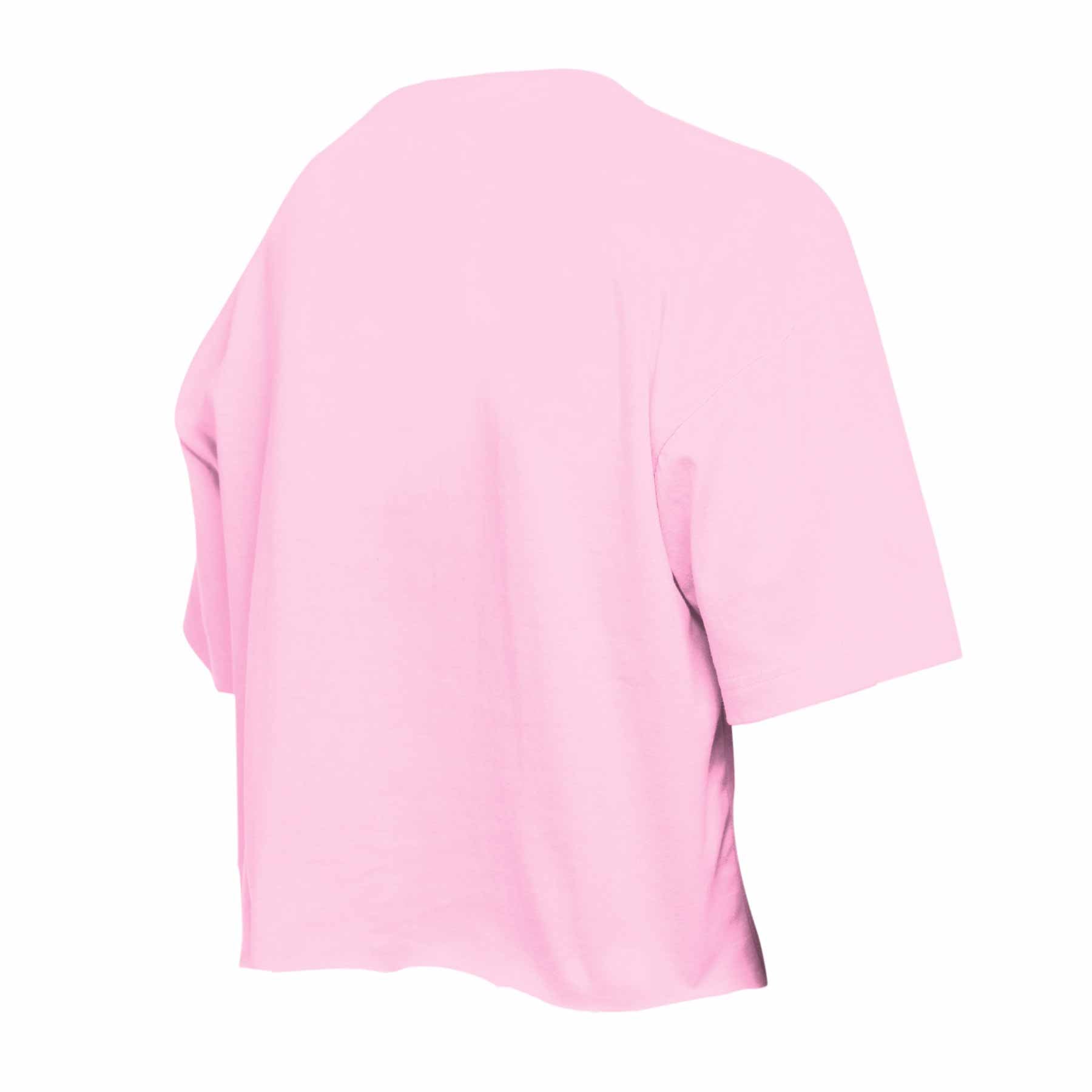 Chicago Cubs Youth Girls New Era Pink Crop Top T Shirt、mySite、vikingsvslions