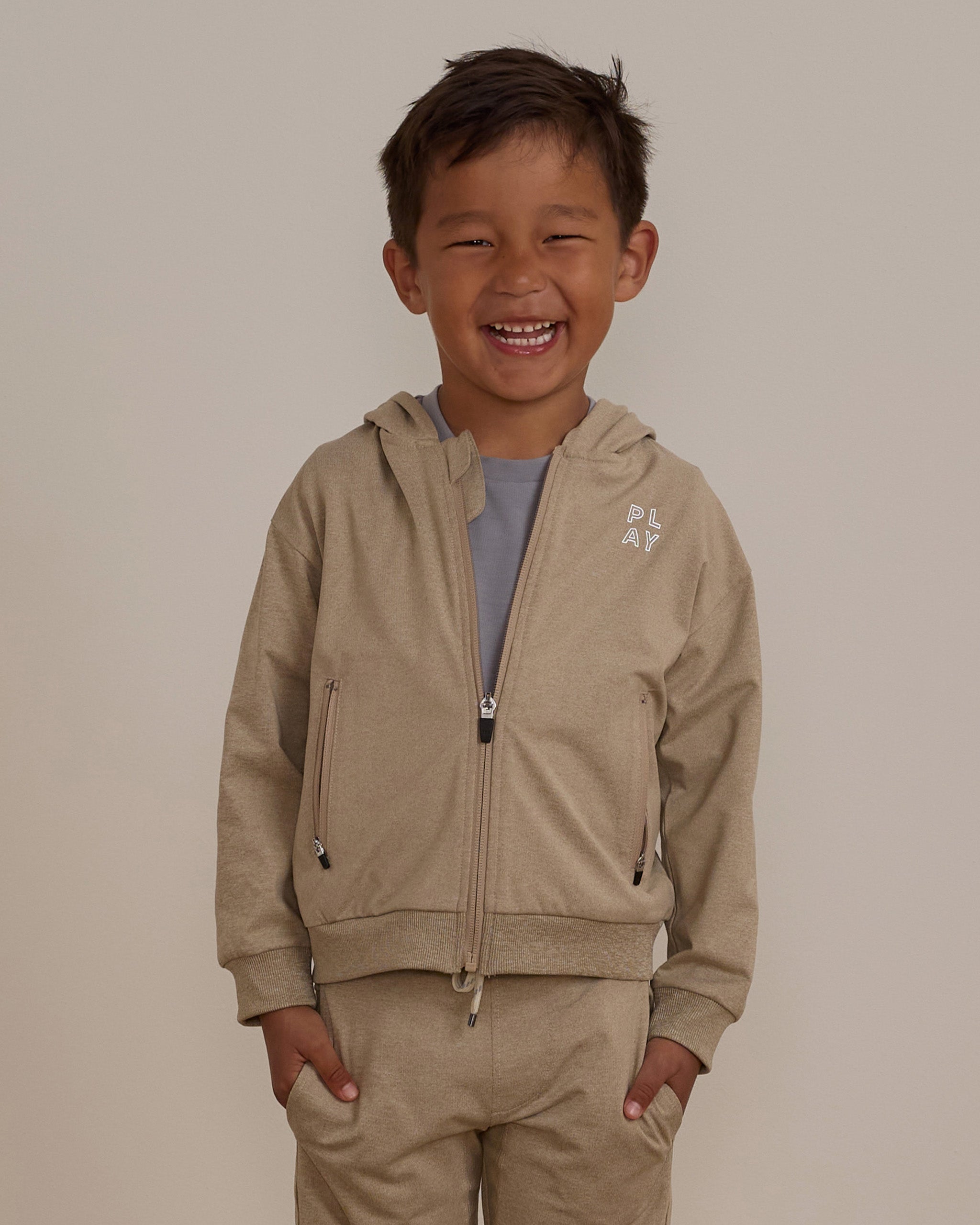  Zip-Up Tech Hoodie | Heathered Pebble、mySite、layawaytickets