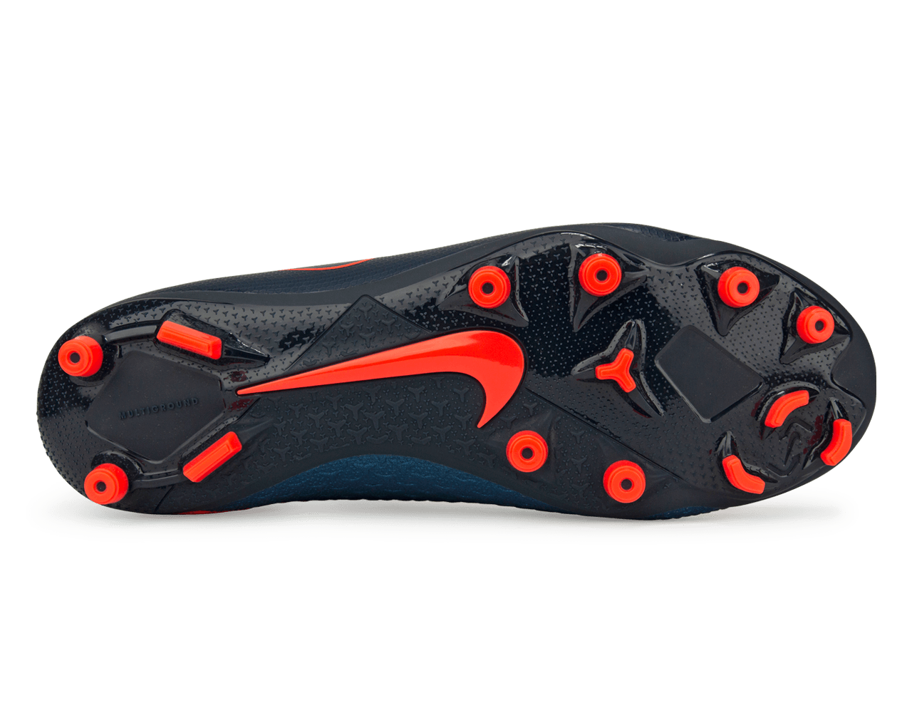 Nike Men's PhantomVSN Academy DF FG/MG Obsidian/White/Black/Racer Blue、mySite、noshort