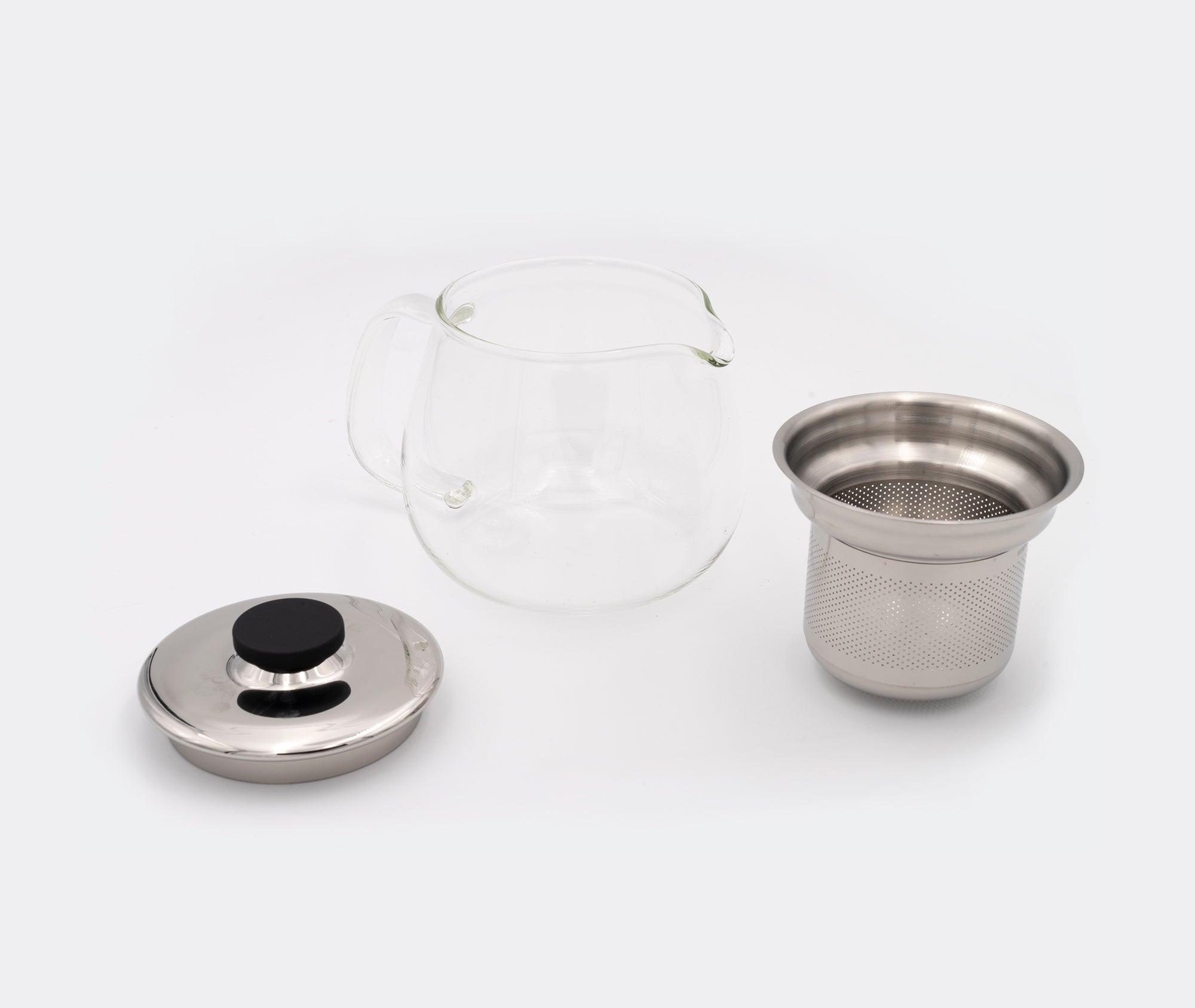 Unitea Glass & Stainless-steel Teapot - Small、mySite、topwebapps