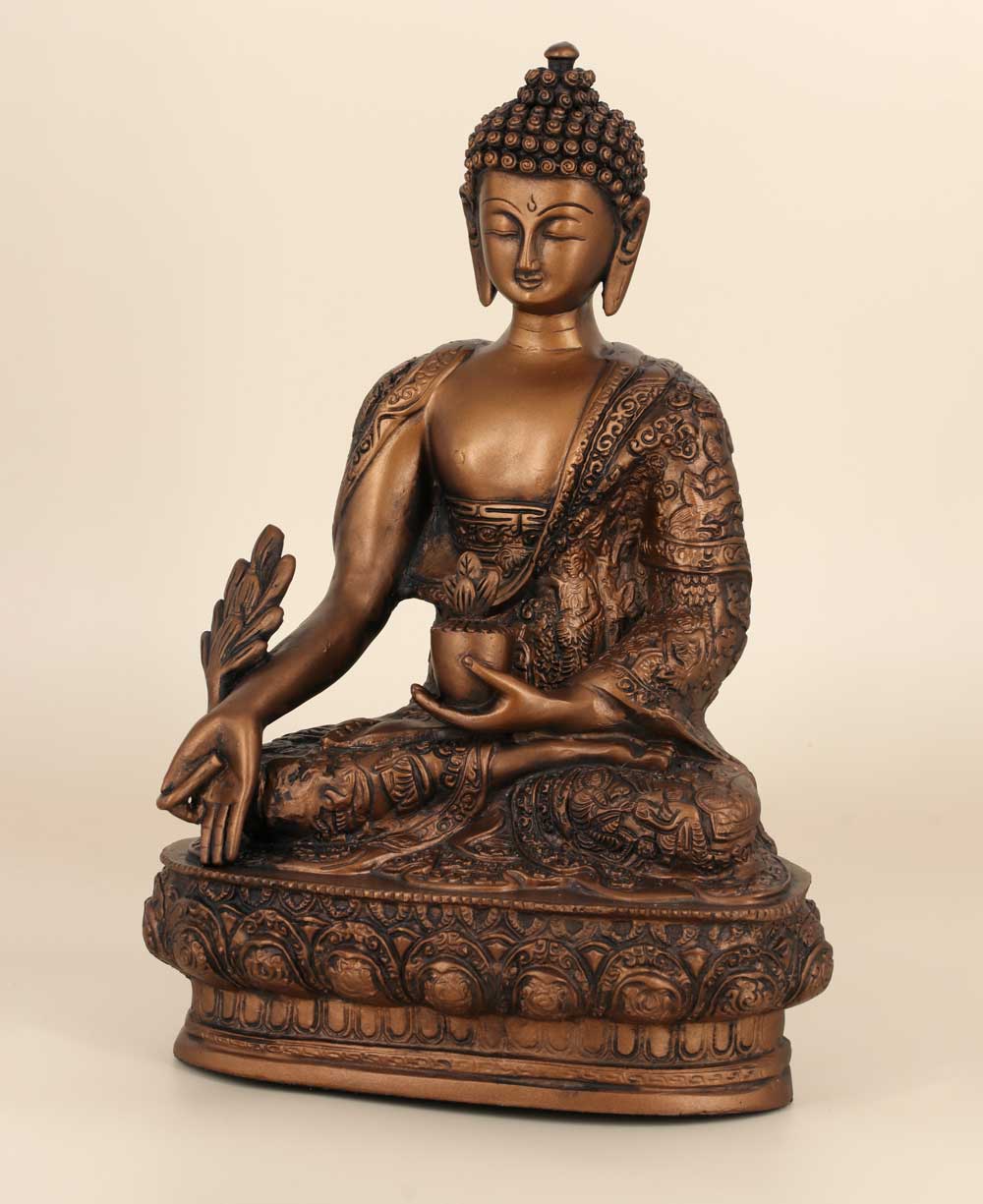Medicine Buddha Statue Bronze Color、mySite、topwebapps