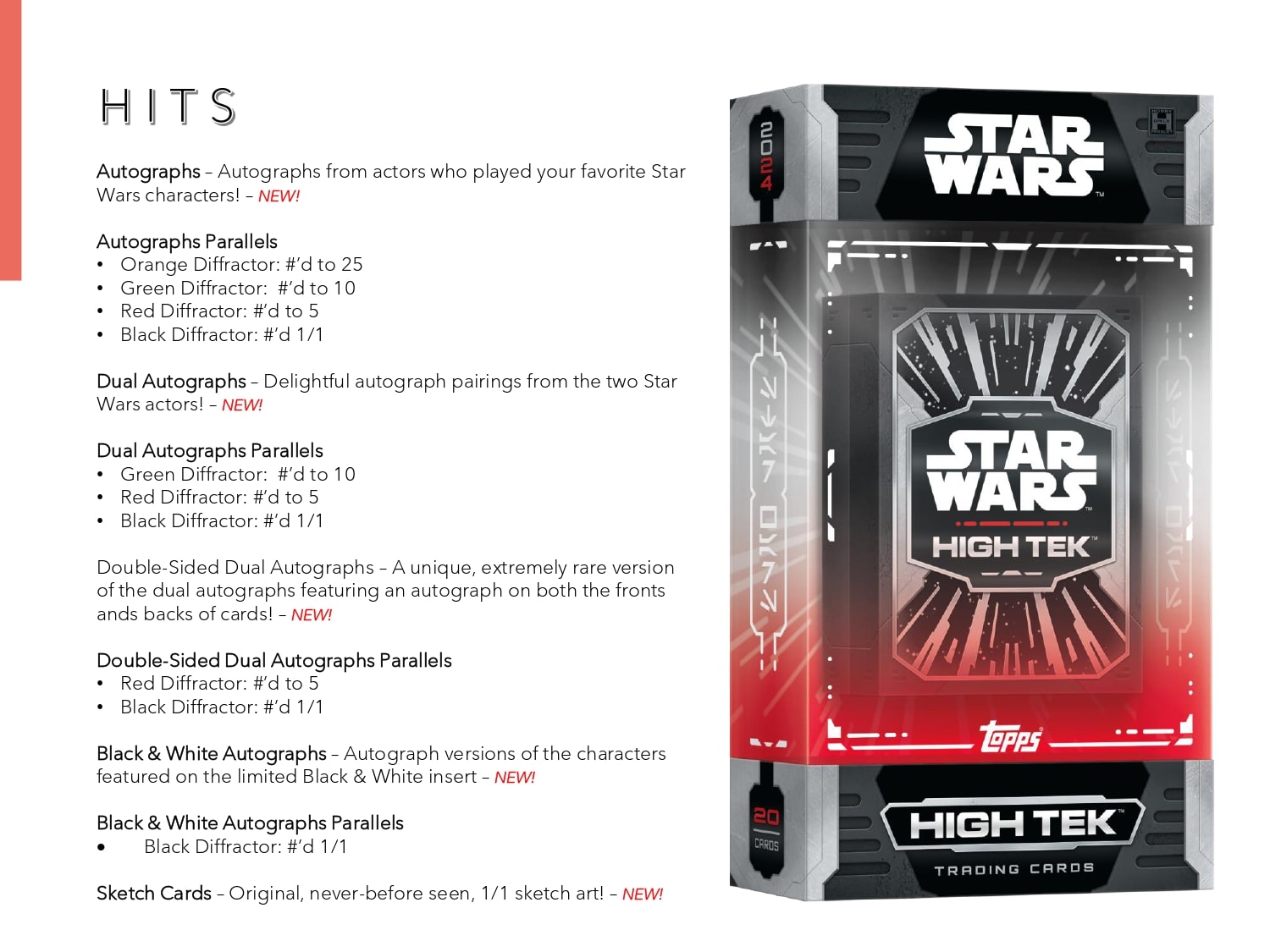Topps Star Wars High-tek 2024 - Hobby Box、mySite、waistdrama
