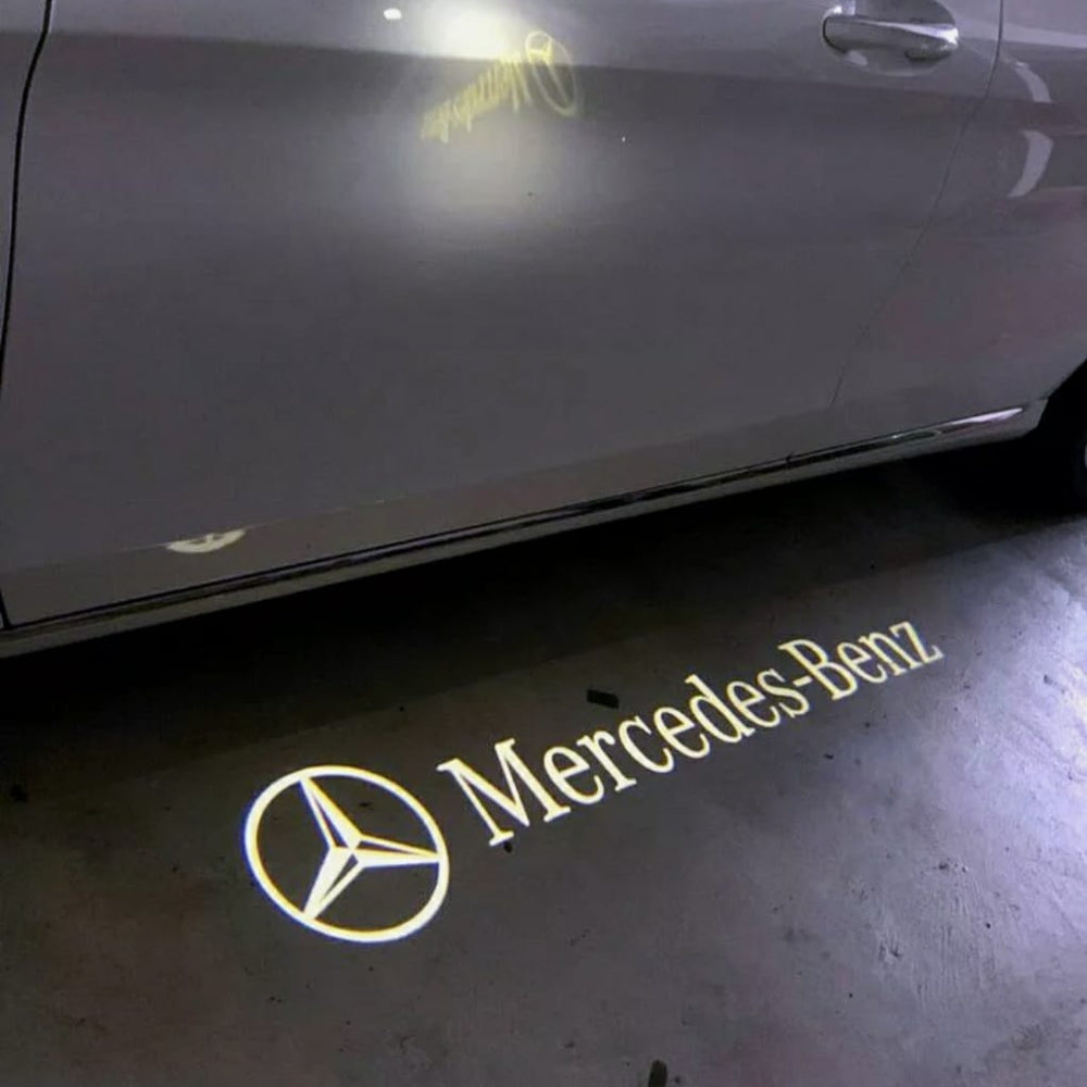 2x Mercedes-Benz Rectangle MIRROR LIGHT (PLUG&PLAY) 5 logos、mySite、nflplayoffbracketp