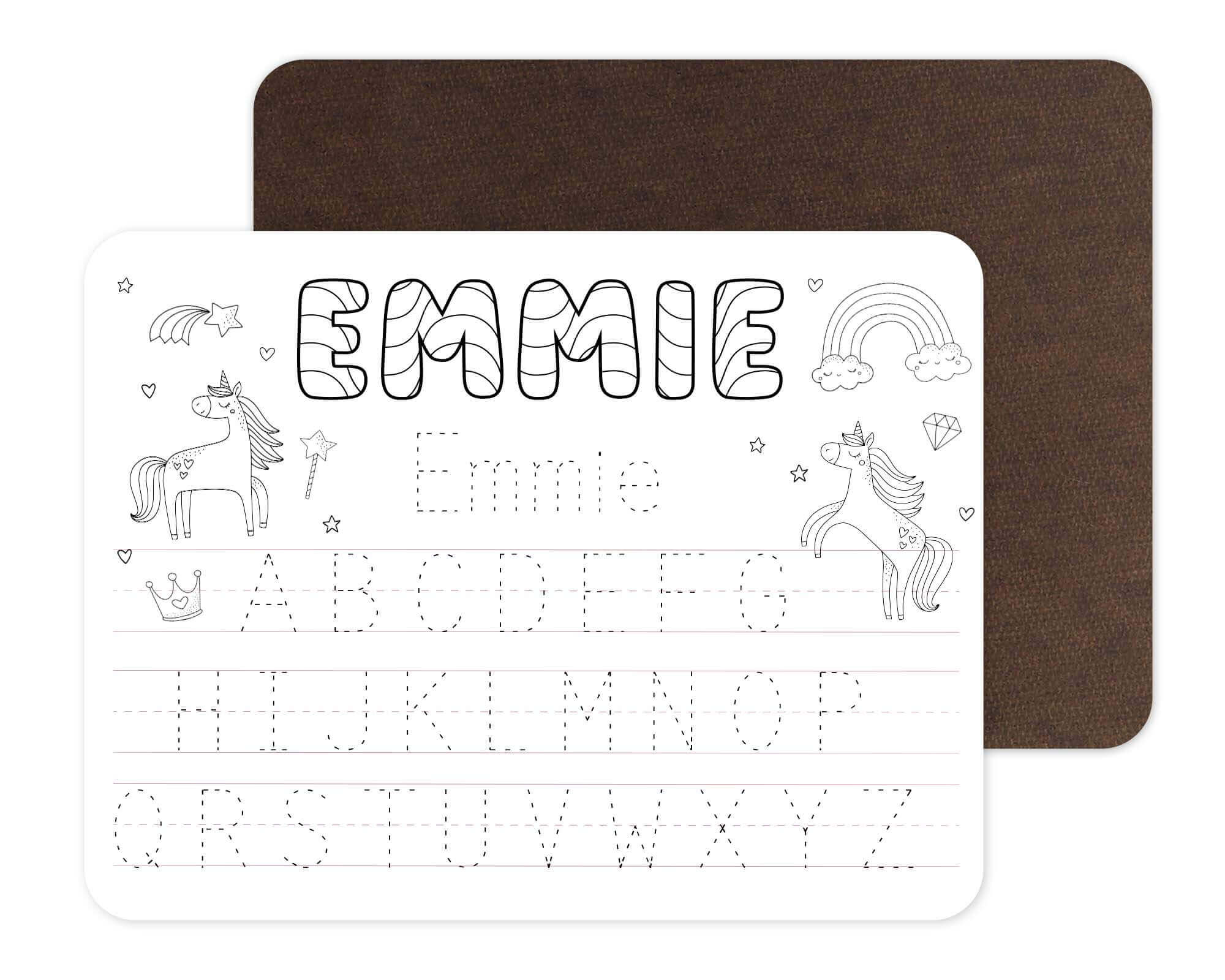  Kids Personalized Whiteboard | Enchanted Unicorns、mySite、layawaytickets