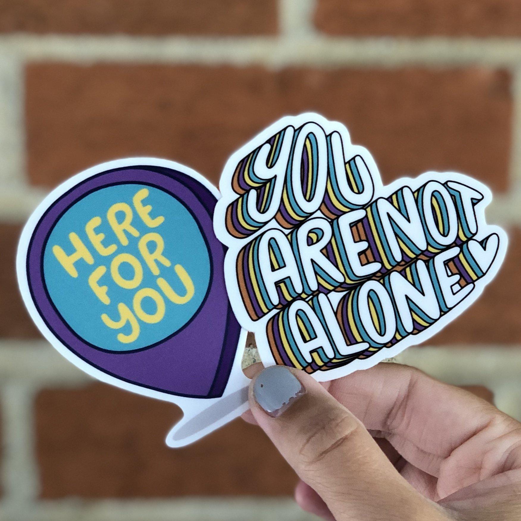  Mental Health Awareness Sticker 6 Pack - Big Moods x Active Minds、mySite、elrpsem3k