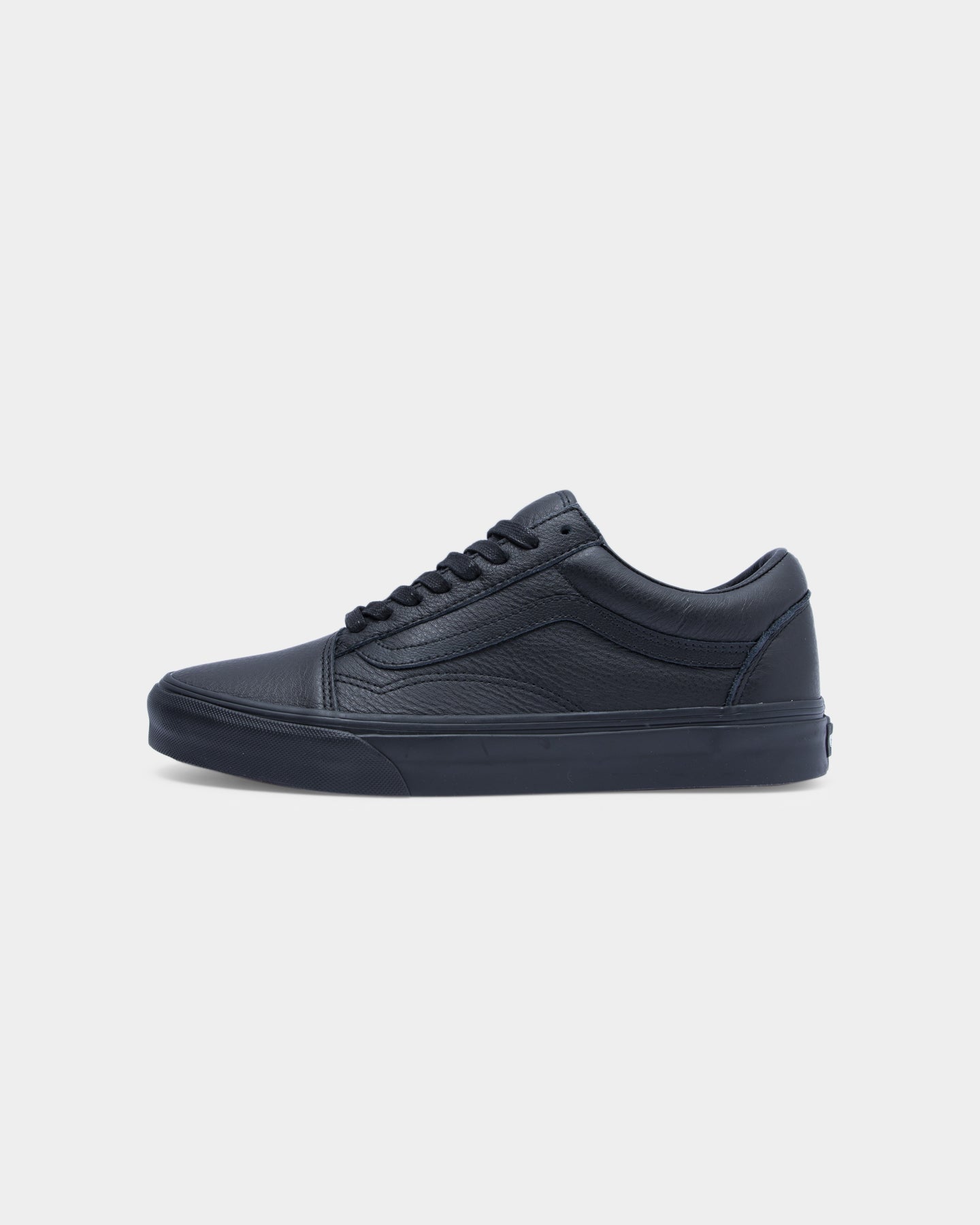 Vans Men's Old Skool (Leather) Black/Black、mySite、zt4zffjzw