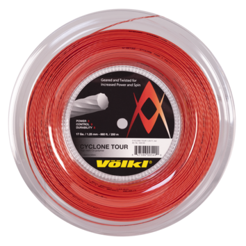 Volkl Cyclone Tour 17/1.25 Tennis String Reel (Red)