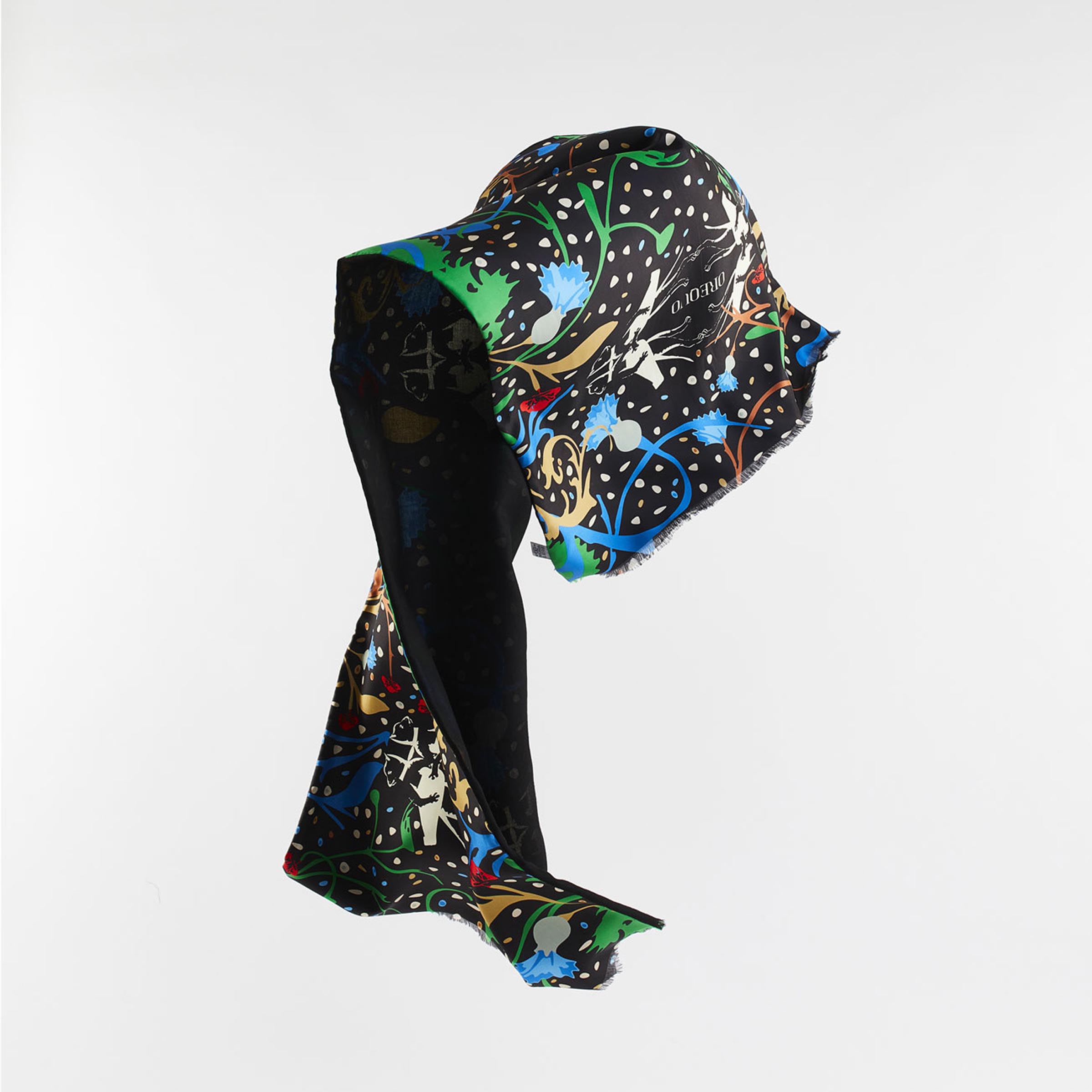 Silk and Cashmere Stole LIUTO by Orequo、mySite、neckold